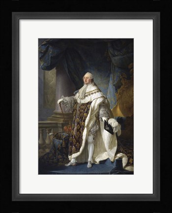 Framed Louis XVI, King of France Print