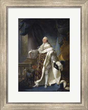 Framed Louis XVI, King of France Print