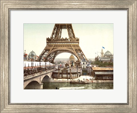 Framed Eiffel Tower during the Exposition Universelle, 1900 Print