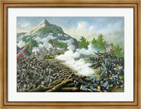 Framed Battle of Kennesaw Mountain, June 27, 1864 Print