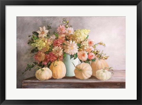 Framed Harvest Bouquet Print