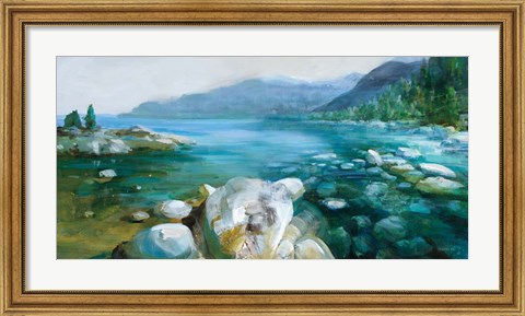 Framed Western Lake II Print