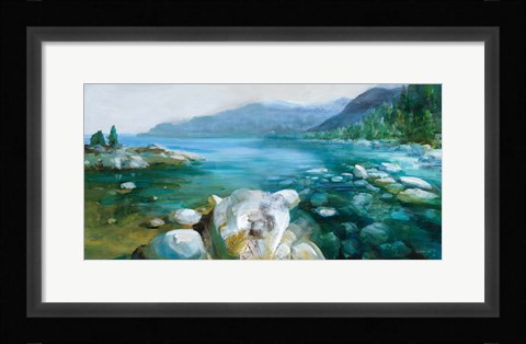 Framed Western Lake II Print