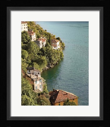 Framed Above Lake Como Print