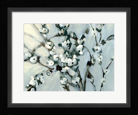 Framed Wild Floral Branches Print