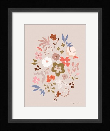 Framed Fleurette IV Print