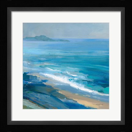 Framed Rocky Shoreline II Print