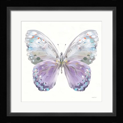 Framed Aflutter II Print