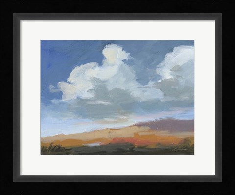 Framed August Sky Print