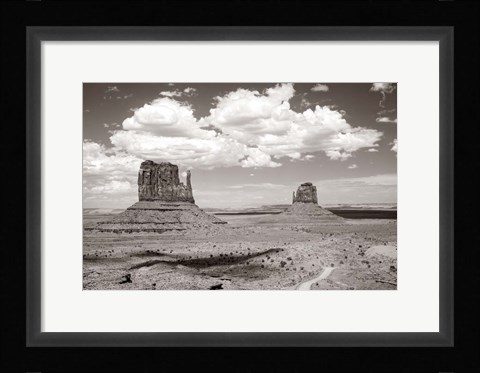 Framed Monument Valley IV Sepia Print