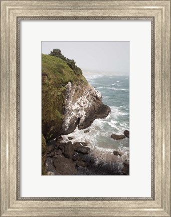 Framed Coastal Fog III Print