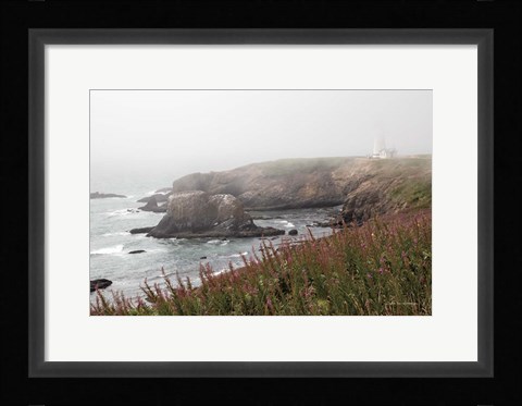 Framed Coastal Fog II Print