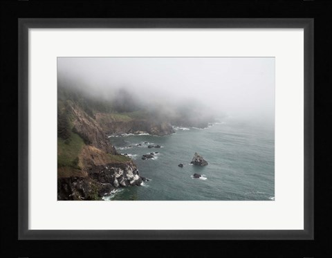 Framed Coastal Fog I Print