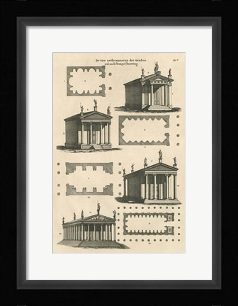 Framed Dutch Architectural I Print