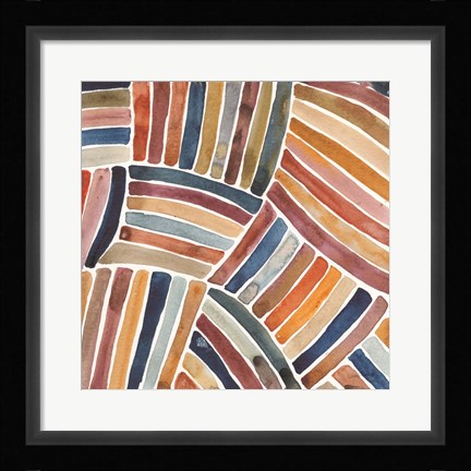 Framed Furrow I Print