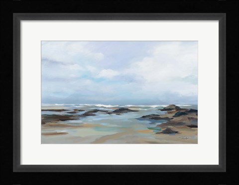 Framed Morning Beach Print
