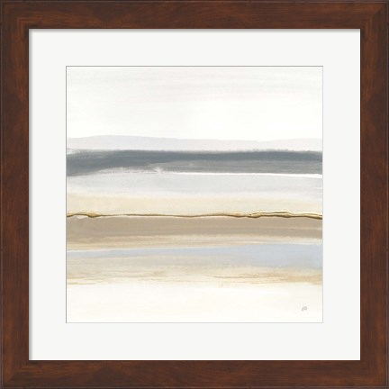 Framed Gray and Sand II Print