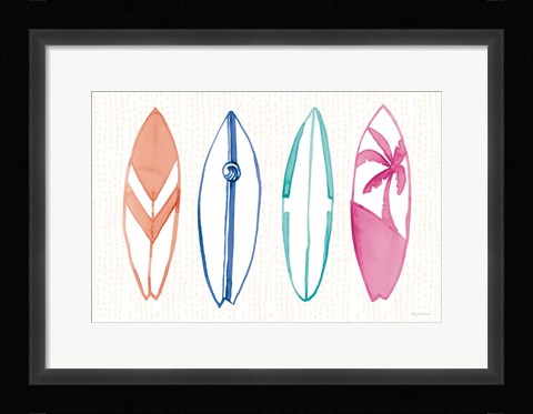 Framed Laguna Surfboards I Print