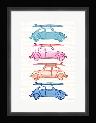 Framed Laguna Cars Print