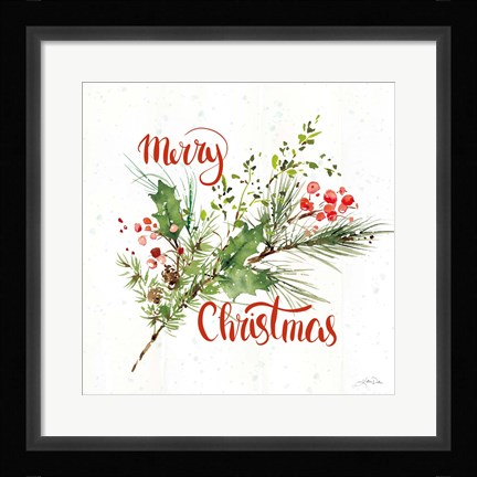 Framed Celebrate the Season IV Print