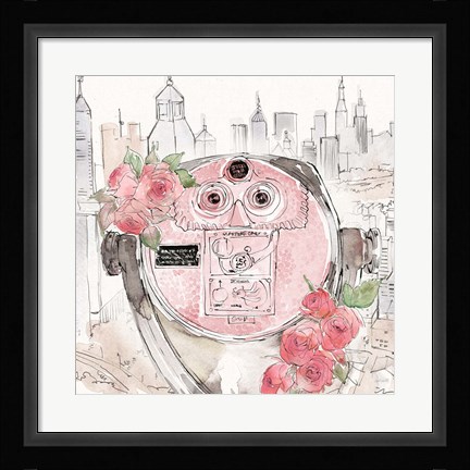 Framed Vintage Travel III Print