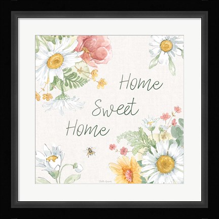 Framed Daisy Days VII Print