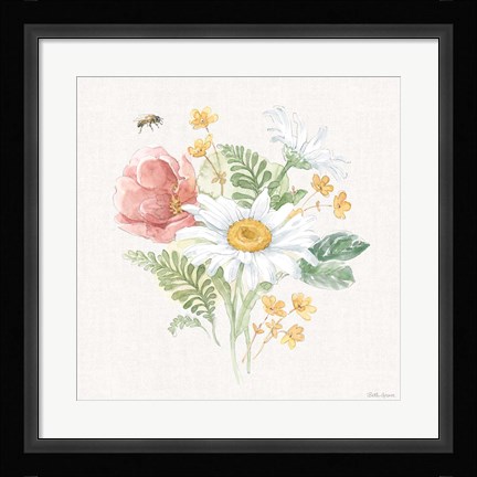 Framed Daisy Days IV Print