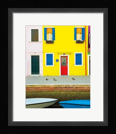 Framed Venice Architecture III Print