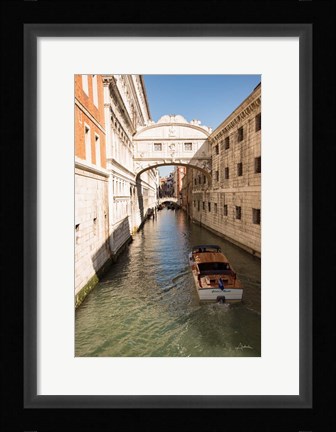Framed Bridge of Sighs Print