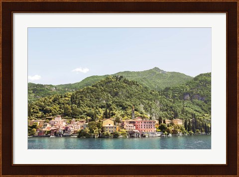Framed Lake Como Village III Print