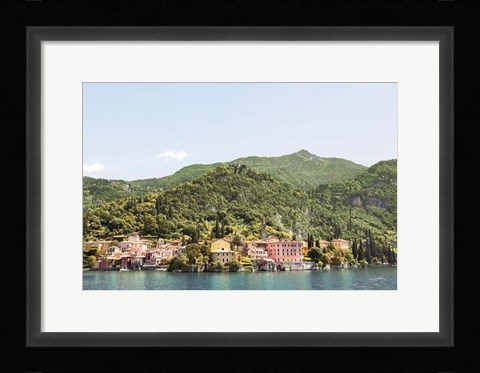 Framed Lake Como Village III Print