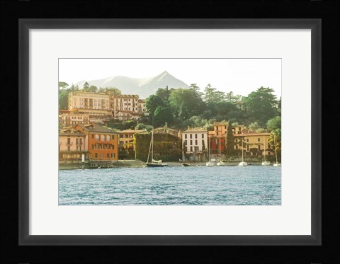 Framed Lake Como Morning Print