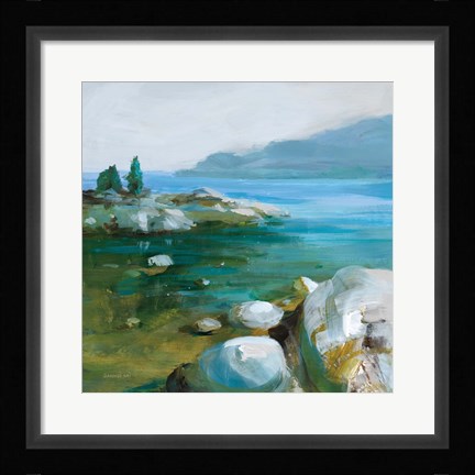 Framed Western Lake I Print