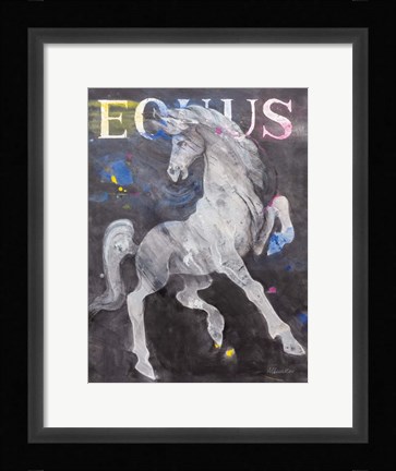 Framed Equus Stallion Print