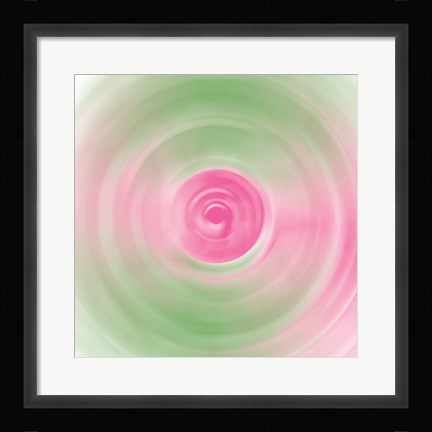 Framed Twirling Garden I Print