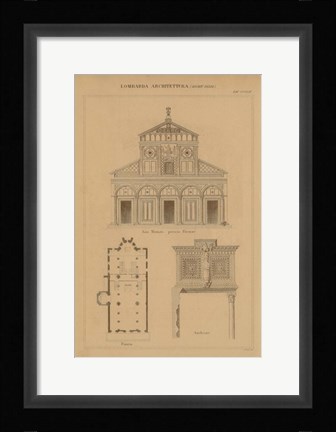 Framed Architecture of Italy Print