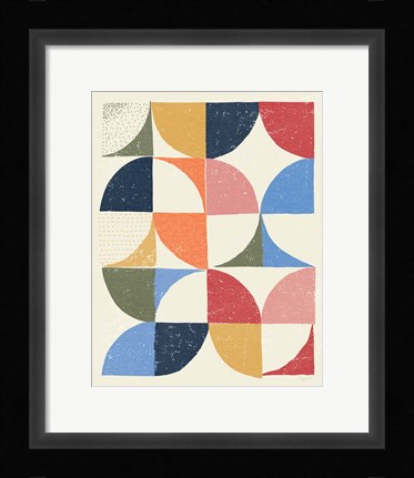 Framed Colorful Night Sky II Print