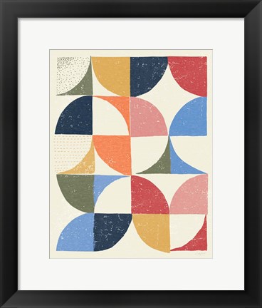 Framed Colorful Night Sky II Print