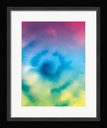 Framed Dip Dye IV Bright Print
