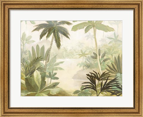 Framed Palm Lagoon Print