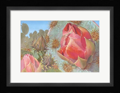 Framed Desert Garden Print