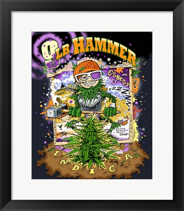 Framed 9LB Hammer Print