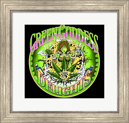 Framed Green Goddess Delights Print
