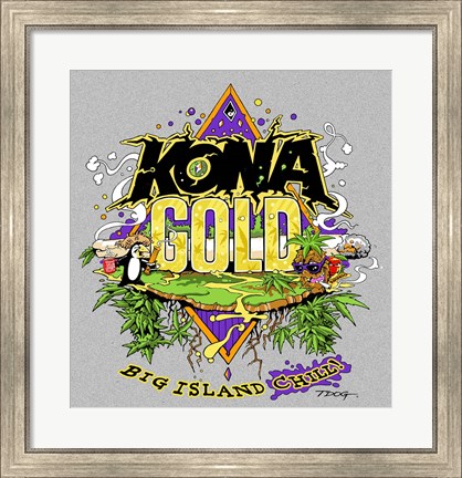 Framed Kona Gold Print