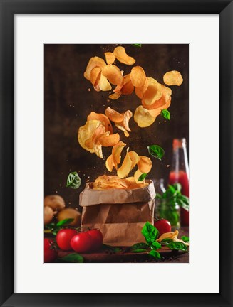 Framed Comfort Food For Stormy Weather Print