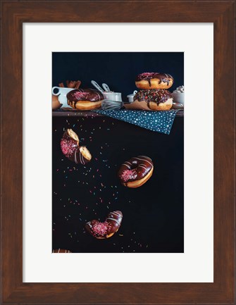 Framed Donuts From The Top Shelf Print