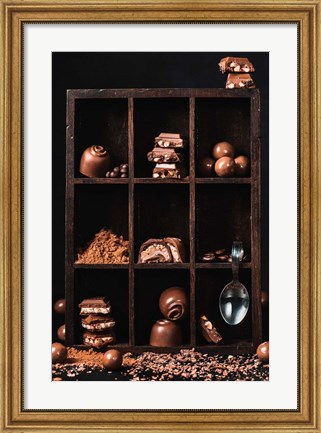 Framed Chocolate Collection Print