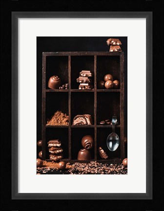Framed Chocolate Collection Print