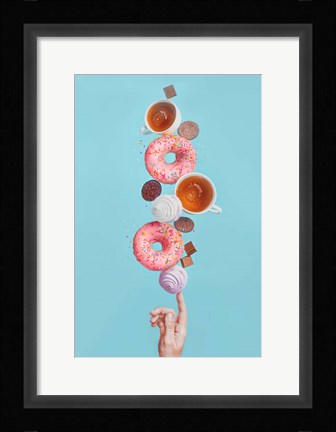 Framed Weekend Donuts Print