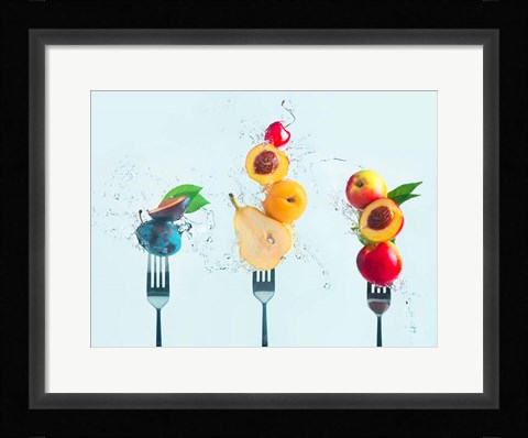 Framed Making Fruit Salad Print